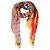 Dolce & Gabbana Stola sciarpa in seta con stampa Carretto multicolore