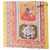 Dolce & Gabbana Foulard quadrato in seta stampato multicolore
