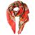 Dolce & Gabbana Sciarpa stola scialle in seta stampata multicolore
