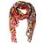 Dolce & Gabbana Sciarpa Stola in Seta Stampata Multicolore