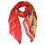 Dolce & Gabbana Sciarpa stola scialle in seta stampata multicolore
