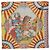 Dolce & Gabbana Foulard in seta Carretto multicolore - vista 2