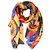 Dolce & Gabbana Sciarpa stola scialle in seta stampata multicolore