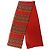 Dolce & Gabbana Sciarpa stola scialle in seta rossa con stampa geometrica