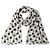 Dolce & Gabbana Sciarpa stola a pois bianco e nero