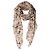 Dolce & Gabbana Estola Longa Lenço de Chiffon de Seda Floral Rosa