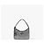 Prada Mini Borsa a Tracolla Hobo in Raso con Logo Triangolare in Cristallo - vista 2