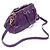 Borsa tote Prada Nappa Gofre in pelle viola - vista 3