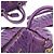 Borsa tote Prada Nappa Gofre in pelle viola - vista 6
