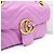 Gucci Mini borsa a tracolla con catena matelassé rosa - vista 5