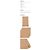 Ralph Lauren Sciarpa in lana e cashmere a treccia Camel - vista 2
