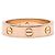 Anello Cartier Diamond Love Oro Rosa - vista 3