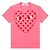 Comme Des Garcons Dot Heart Kurzarm T-Shirt AX