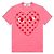 Comme Des Garcons Dot Heart Kurzarm T-Shirt AX - Ansicht 4