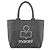 Borsa Tote piccola Isabel Marant nera in cotone - vista 3