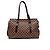 Louis Vuitton Damier Chelsea Tote Bag Leder Braun