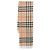 Écharpe Burberry en cachemire à carreaux beige - vue 4