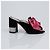 Sandali Miu Miu Bow in scamosciato marrone - vista 3