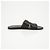 Hermès Pantofole Izmir in pelle nera - vista 9