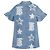 Burberry Abito in denim TB Star Print - vista 2