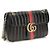 Gucci Borsa a tracolla Bos Taurus in pelle di vitello nera - vista 2