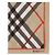 Sciarpa Burberry in seta Check effetto acquerello beige