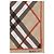 Sciarpa Burberry in seta Check effetto acquerello beige - vista 3