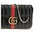 Gucci Borsa a tracolla Bos Taurus in pelle di vitello nera - vista 4