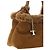 Tod's Borsa in lana merino marrone - vista 3
