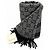 Gucci Écharpe en laine grise Monogram avec franges - vue 5