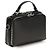 Fendi Borsa Bos Taurus in pelle di vitello nera - vista 3