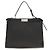 Fendi Borsa a tracolla Bos Taurus in pelle di vitello nera
