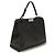 Fendi Borsa a tracolla Bos Taurus in pelle di vitello nera - vista 3