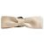 Dolce & Gabbana Men Beige % Silk Adjustable Neck Papillon Bow Tie