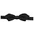 Dolce & Gabbana Men Black % Silk Adjustable Neck Papillon Bow Tie