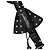 Dolce & Gabbana Black White Polka Dot Adjustable Neck Papillon Bow Tie - view 4
