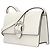 Jimmy Choo Borsa crossbody in pelle bianca - vista 2
