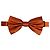 Dolce & Gabbana Papillon regolabile in seta arancione da uomo - vista 4