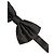 Dolce & Gabbana Men Black % Silk Adjustable Neck Papillon Bow Tie - view 3