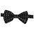 Dolce & Gabbana Papillon regolabile a pois bianco e nero