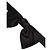 Dolce & Gabbana Men Black % SIlk Adjustable Neck Papillon Bow Tie