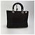 Dior Borsa Lady Cannage Tote Bag Black Silver Medium - vista 11