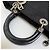 Dior Borsa Lady Cannage Tote Bag Black Silver Medium - vista 13