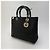 Dior Borsa Lady Cannage Tote Bag Black Silver Medium - vista 5