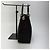 Dior Borsa Lady Cannage Tote Bag Black Silver Medium - vista 7