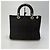 Dior Borsa Lady Cannage Tote Bag Black Silver Medium - vista 9