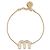 Bracciale Miu Miu in metallo oro