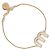 Bracciale Miu Miu in metallo oro - vista 5