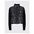 Moncler Cardigã de lã acolchoado com fecho de correr - vista 4