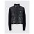 Moncler Cardigã de lã acolchoado com fecho de correr - vista 5